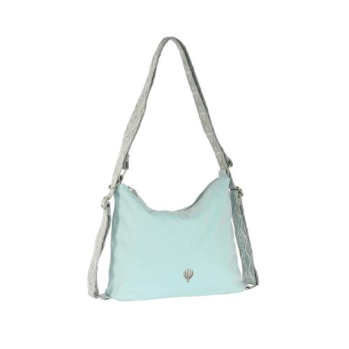Sac transformable porté épaule/ Sac à dos irisé Bleu