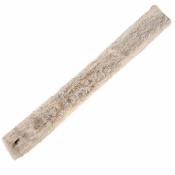 Echarpe doublé polaire effet fourrure tendance - COPELLI Ecru