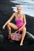 Panier tendance avec anses et franges fantaisie - PINATA Multico