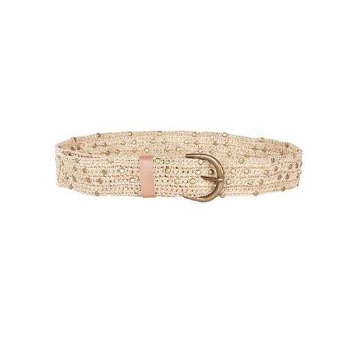 Ceinture cloute en crochet - CINTOA CLOUTE Ecru