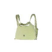 Sac transformable porté épaule/ Sac à dos irisé Menthe givrée