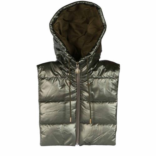Plastron doudoune avec capuche- DOUNILLE Argent