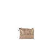 Pochette tendance brillante motif ethnique - SHERATON Beige