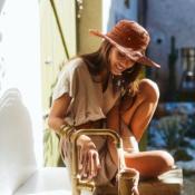 Chapeau raphia en crochet ajouré bord long - TULOSIA The