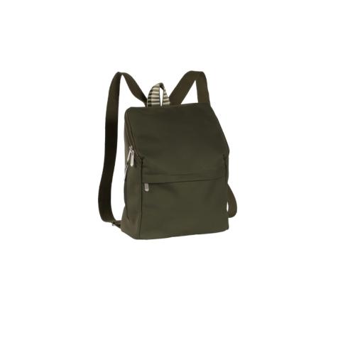 Sac à dos homme caoutchouc tendance avec compartiment ordinateur - HERVE Kaki