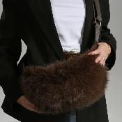 Porté de travers effet fourrure tendance - PELLETTI Beige