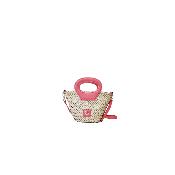 Mini panier porté travers ultra tendance - PANISPHERE Corail