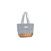 Panier isotherme imprimé vichy tendance - VICHIC Bleu Jeans