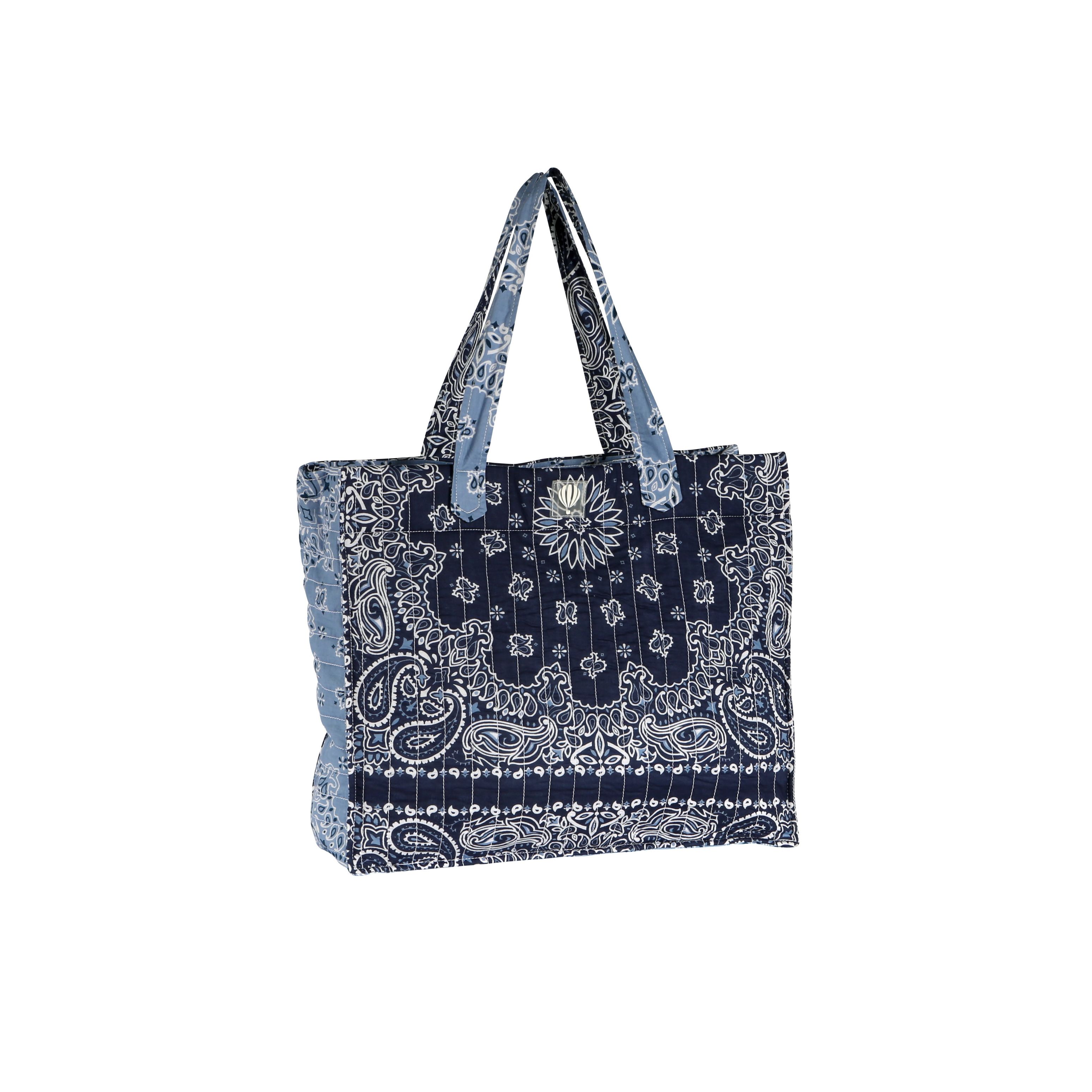 Grand cabas à motif bandana tendance - HOUSTON Marine