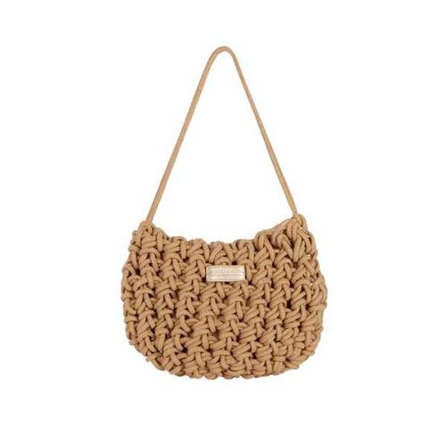 Sac porté épaule corde irisée - CORDILUX Beige/Or