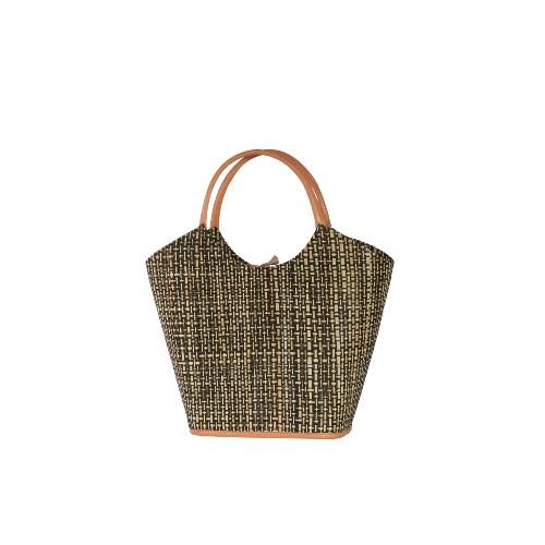 Panier tendance forme décolletée colorée - PINUP  Noir