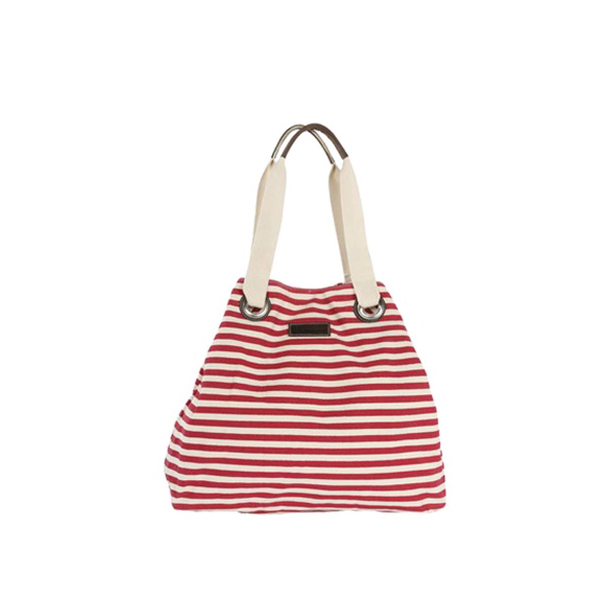 Sac porté épaule Glénan Rouge - Le Voyage en Panier