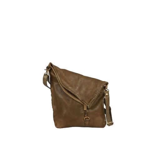 Porté travers en cuir iconique - MARCEL Olive