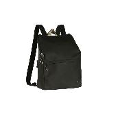 Sac à dos homme caoutchouc tendance avec compartiment ordinateur - HERVE Noir